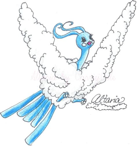 Altaria FanART by CarrieJCole on DeviantArt