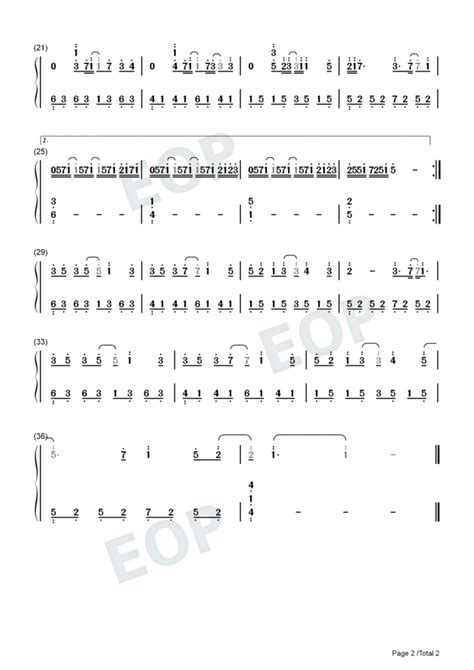 诀爱 钢琴数字简谱 电视剧《苍兰诀》主题曲 钢琴简谱