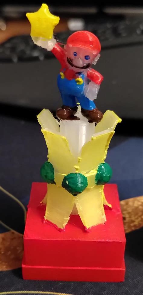 Super Mario Night Light Figurine By Roman Download Free Stl Model
