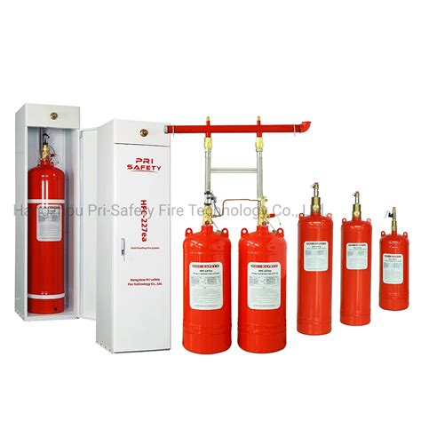 120L FM200 Cylinder Hfc 227ea Fire Suppression System With Fire Alarm