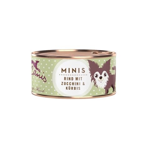 Terra Canis MINIS Rind mit Zucchini Kürbis 100g Hundenassfutter