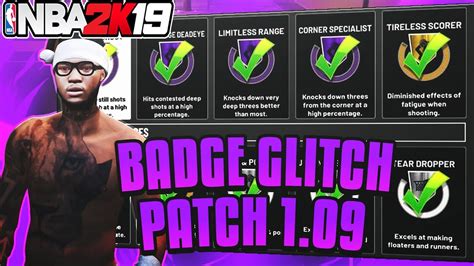 NEW NBA 2K19 BADGE GLITCH AFTER PATCH 1 09 MAX OUT ALL BADGES AFTER