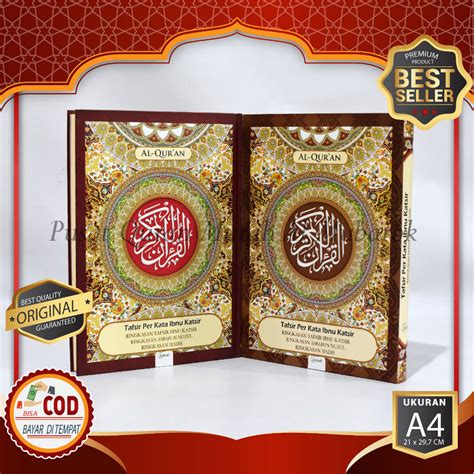 Jual Al Quran Jabal A4 Hc Alquran Besar Alquran Terjemahan Perkata