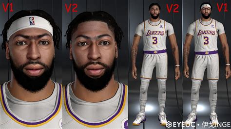 Nba K Anthony Davis Cyberface And Hair Update By Igo Inge