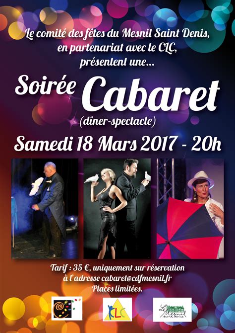 Soirée Cabaret Comité des fêtes