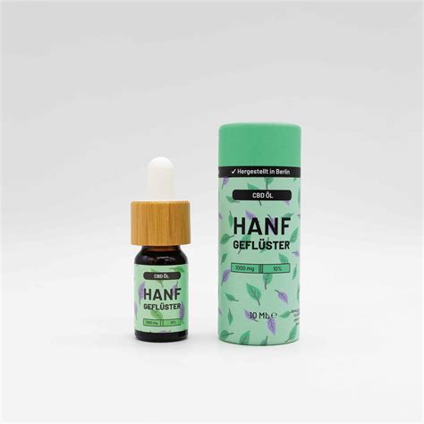 HANFGEFLÜSTER Vollspektrum CBD Öl 10 ml shop apotheke at