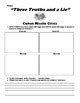 Cuban Missile Crisis Three Truths A Lie Udl Worksheet Tpt