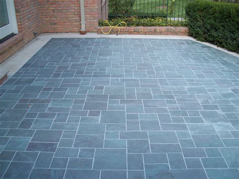 Slate tiles for a patio - Hawk Haven