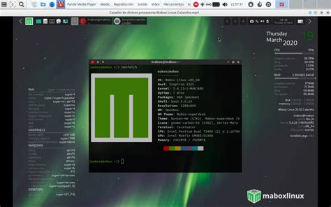 Distritotux Cazador De Distros Presenta Mabox Linux Calanthe