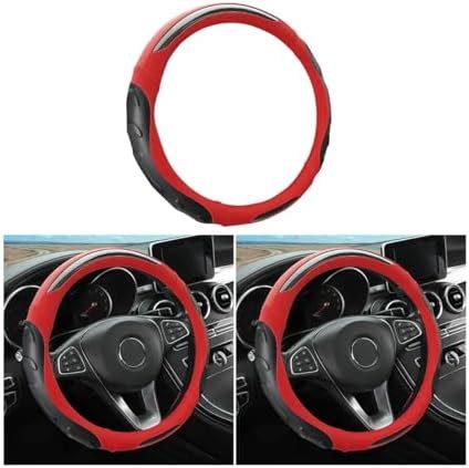 LoyaForba Funda De Cuero Para Volante Protector De Volante De Coche