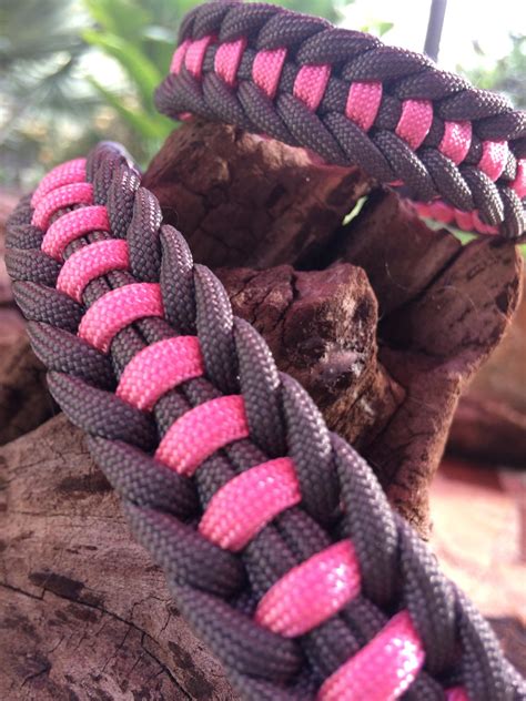 Jagged Ladder Knot Paracord Bracelet Etsy