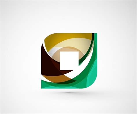 Losango Quadrado De Logotipo Geom Trico Abstrato Da Empresa Vetor Premium