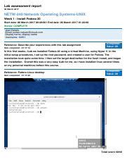 Ilab Week Complete Lab Assessment Report March Netw