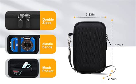 Amazon Elonbo Carrying Case For Kodak Pixpro Wpz Om System