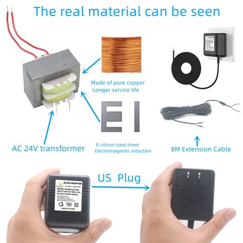 Buy Xzgm 196in C Wire Adapter Thermostat 24 Volt Transformer Compatible With Ecobee Nest And