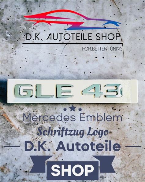 Mercedes AMG GLE43 Emblem Schriftzug Logo Aus ABS NEU Chrom Kaufen