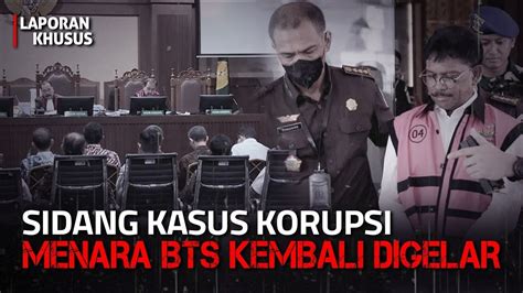 Laporan Khusus Sidang Kasus Korupsi Menara BTS Kembali Digelar YouTube