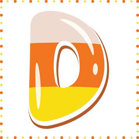 Halloween English Alphabet letter D drawing 27876994 Vector Art at Vecteezy
