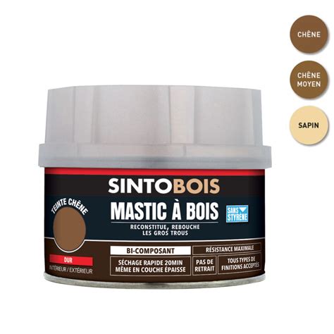 Mastic à Bois Standard En Cartouche Sinto