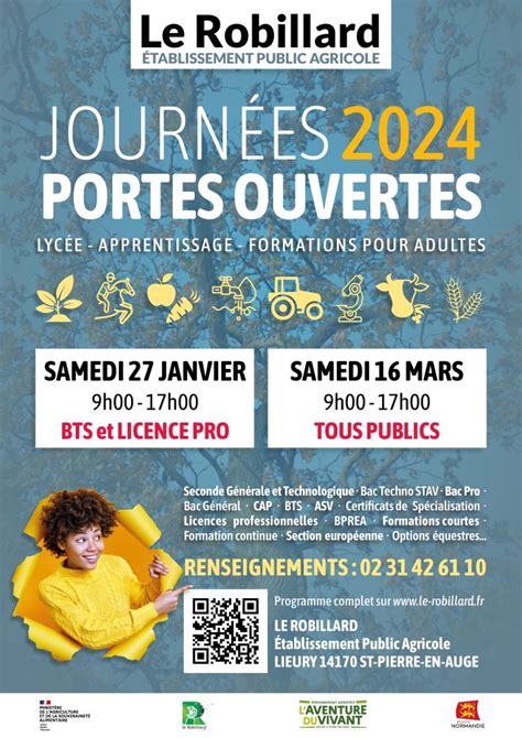 Journées Portes Ouvertes 2024 Le Robillard