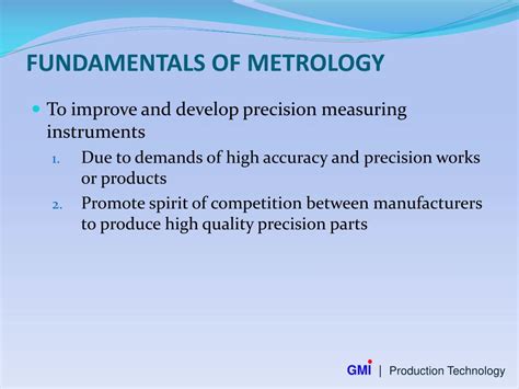 Ppt Engineering Metrology Powerpoint Presentation Free Download Id