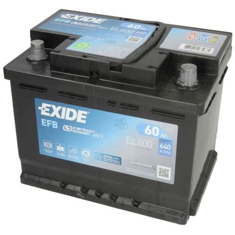 Exide El V Ah Efb Maks Power