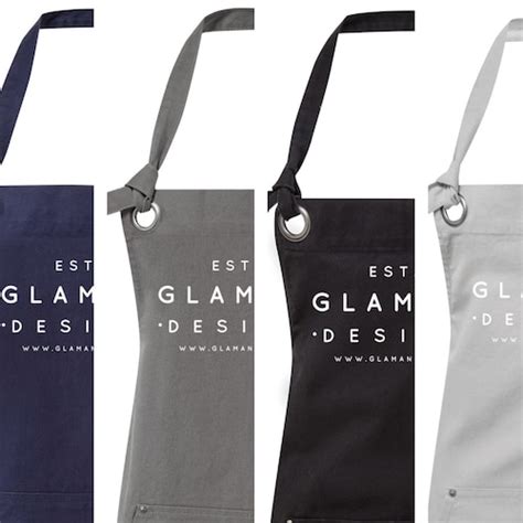 Personalised Apron Logo Design Apron Aprons For Women Etsy