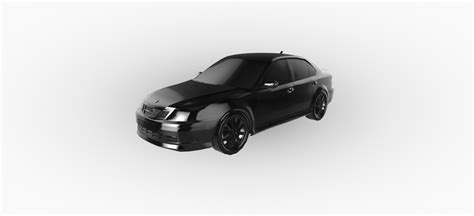 STL file SAAB 9-3・3D printing template to download・Cults