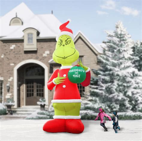 You Can Get An Inflatable Grinch That Is 18 Feet Tall And My Heart Just Grew Three Sizes