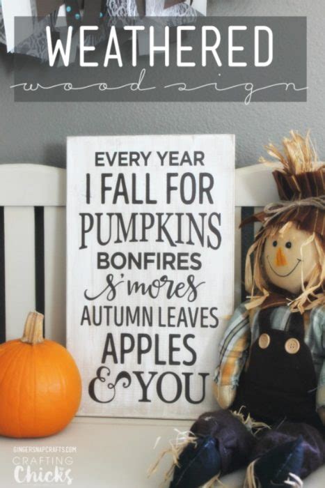 Creative Diy Fall Signs Knick Of Time