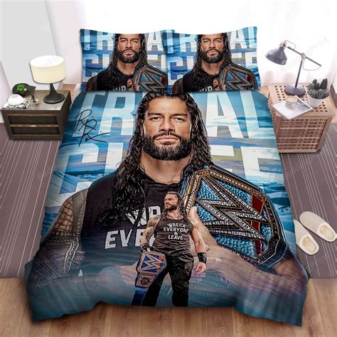 Roman Reigns Wreck Everyone & Leave Bed Sheet Duvet Cover Bedding Sets ...