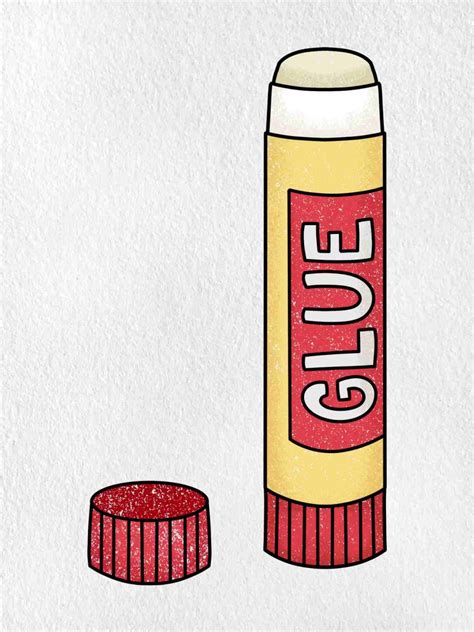 How To Draw A Glue Stick Helloartsy