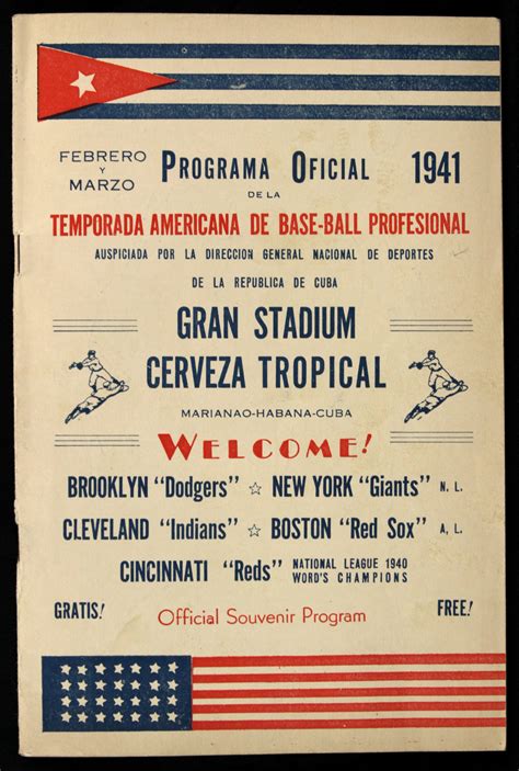 Lot Detail 1941 Cincinnati Reds New York Giants Boston Red Sox