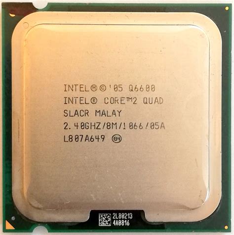 Intel Core Quad Q G Slacr Ghz M Cache Mhz Fsb