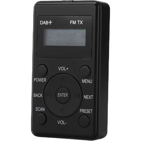 Radio Fm Récepteur Radio Numérique Portable Dab Dab Fm Avec Écouteurs