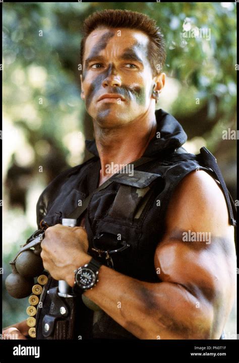 Arnold Schwarzenegger Commando Stock Photos And Arnold Schwarzenegger