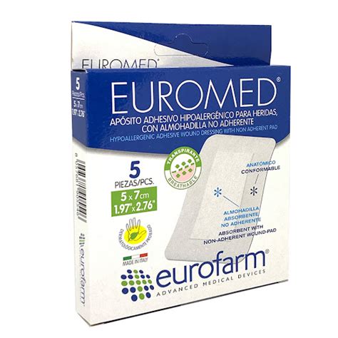 Aposito Adhesivo Euromed Eurofarm X Cm Unidades