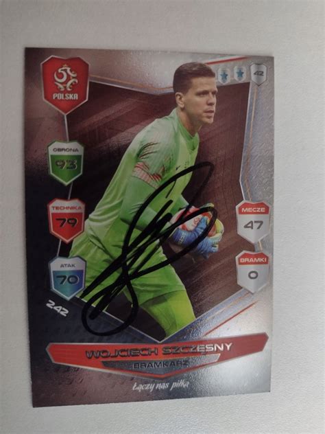 Karta panini autograf Polska Wojciech Szczęsny PZPN 14899803803