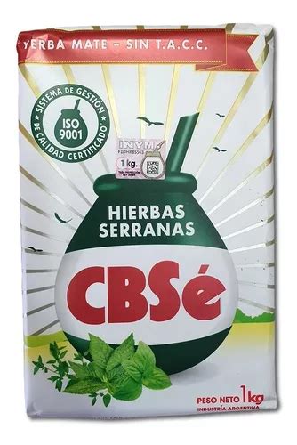 Yerba Mate Cbsé Hierbas Serranas 1kg MercadoLibre