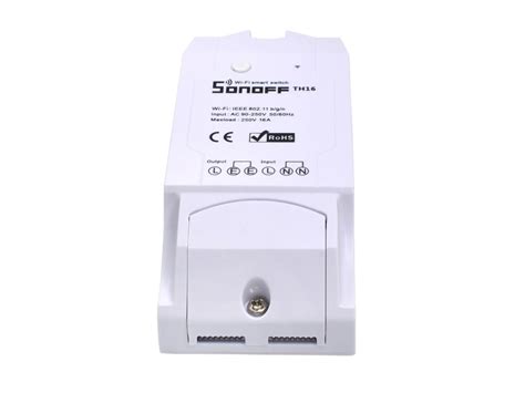 Sonoff TH16 wifi spínač s možností měření teploty a vlhkosti - Smart ...