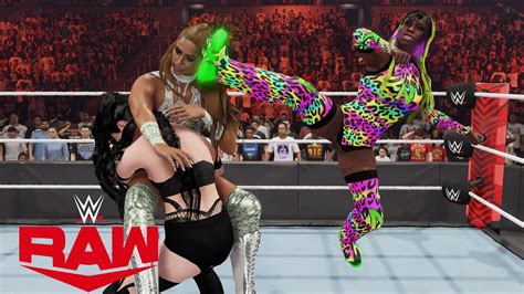 Wwe K Raw Mitb Qualifying Match Jessica Vs Naomi Vs Elektra