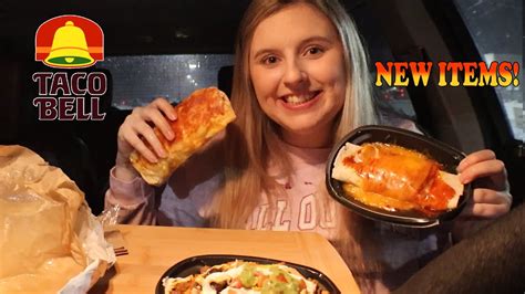 Trying Taco Bells New Enchirito And 7 Layer Nacho Fries Youtube