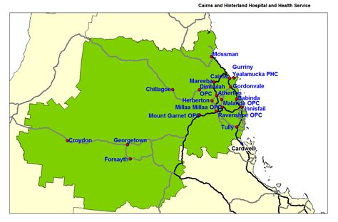 Cairns District Map