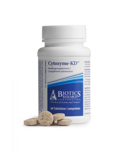 Biotics Cytozyme KD Nier 60 Tabletten Kopen Bioflora Health Products