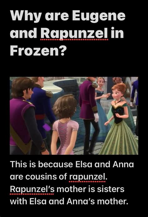 Rapunzel Anna And Elsa Are Cousins In 2021 Sisters Rapunzel Cousins