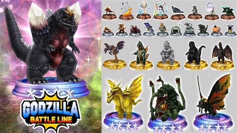 All Battle Pieces Reviewed In Godzilla Battle Line All Godzilla Unit