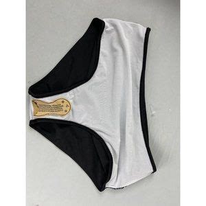 Unbranded Swim Xl Solid Black Bikini Bottom Swimwear Hipster