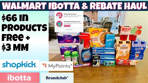 Walmart Ibotta And Rebate Haul 66 In Products Free 3 Mm New Ibotta Bonus And Weekend Warrior