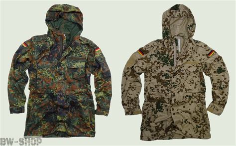 Original Bundeswehr Parka Flecktarn And WÜstentarn Tropentarn Bw Jacke