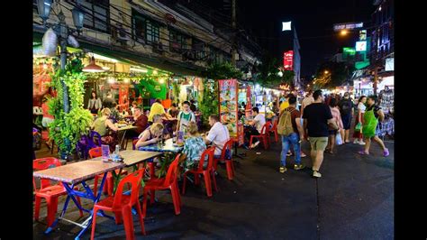 4k Amazing Night Rambuttri Road Thai Street Food Close Khao San Road Bangkok Youtube